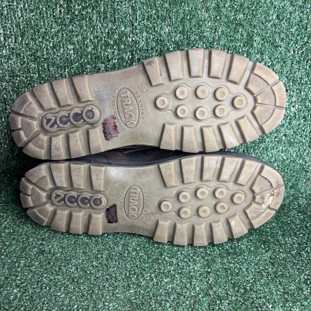 ECCO Track II Gore-Tex Waterproof Leather Rugged‎ Heritage Oxford Brown Mens 12